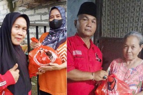 Ramadhan, Kader PDIP Surabaya Bagikan 1000 Paket Sembako ke Wong Cilik!