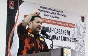 Kevin Harlens Kembali Nakhodai Sapma Pemuda Pancasila Surabaya, Ini Pesan LaNyalla!