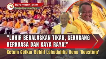 VIDEO: Ketum Golkar Kena 'Roasting': Lahir Beralaskan Tikar, Kini Berkuasa dan Kaya Raya!