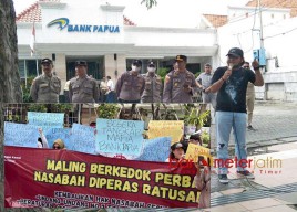 Jaka Jatim Demo Bank Papua Cabang Surabaya, Ada Dugaan Skandal Apalagi?