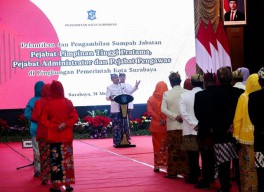 Pecah Zona Nyaman ASN Pemkot Surabaya, Eri Cahyadi Lantik 223 Pejabat!