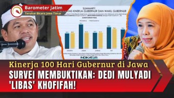 VIDEO: Kinerja 100 Hari Gubernur di Jawa, Survei Membuktikan: KDM 'Libas' Khofifah!