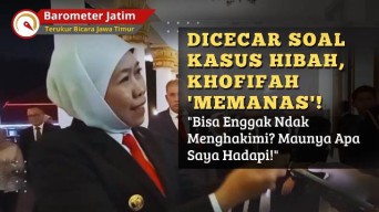 VIDEO: Dicecar soal Kasus Hibah dan Penggeledahan KPK, Khofifah Memanas!