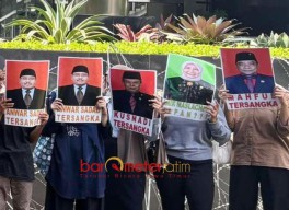 Poster Tersangka Korupsi Hibah Jatim Dipampang di Gedung KPK, Anik Maslachah Kapan?