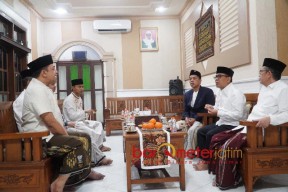 Silaturahmi ke Gus Hans, Menko PMK Pratikno Dukung Gernas Ayo Mondok!