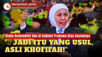 VIDEO: Khofifah Klaim Kemendikti Ada di Kabinet Prabowo Asli Usulannya!