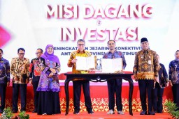 MoU KUB, Bank Jatim Akan Beri Penyertaan Modal Rp 100 M ke Bank Lampung