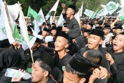 Pagar Nusa Turun Aksi Bela Kiai, Tuntut Hak Siar Trans7 Dicabut Total!