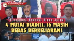VIDEO: 4 Tersangka Korupsi Hibah Jatim Mulai Diadili, Kapan 16 Lainnya Diborgol?