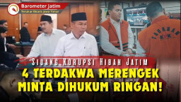 VIDEO: Korupsi Hibah Jatim, 4 Terdakwa Merengek Minta Dihukum Ringan!