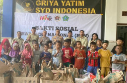 Peduli Anak Yatim, PWI Sidoarjo Bareng Kapolresta Berbagi di Bulan Suci