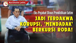 VIDEO: Jadi Terdakwa Korupsi, Eks Pejabat Dindik Jatim 'Mendadak' Berkursi Roda