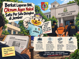Berkat Laporan BNI, Oknum Agen Nakal Satu per Satu Diringkus di Jember!