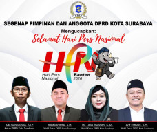 Pimpinan dan Anggota DPRD Surabaya Mengucapkan Selamat Hari Pers Nasional 2026