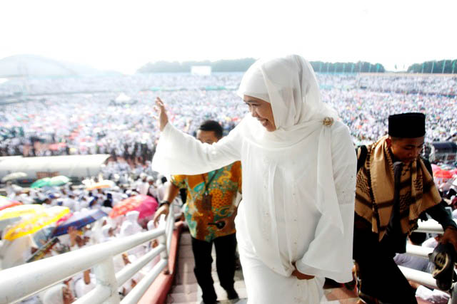 Tak Lupa Akar NU, Mensos Hadiri Istighotsah Kubro