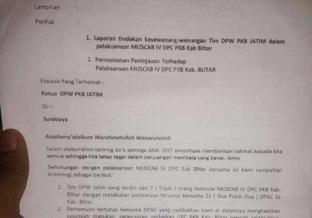 Tolak Hasil Muscab, 14 DPAC Layangkan Tuntutan ke DPW