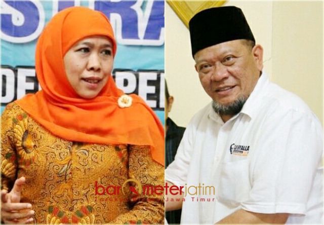 Survei LKPI: Khofifah Terpopuler, Disusul La Nyalla