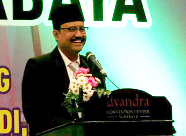 Duh, Gus Ipul Diteriaki Hidup Khofifah di Muscab Peradi