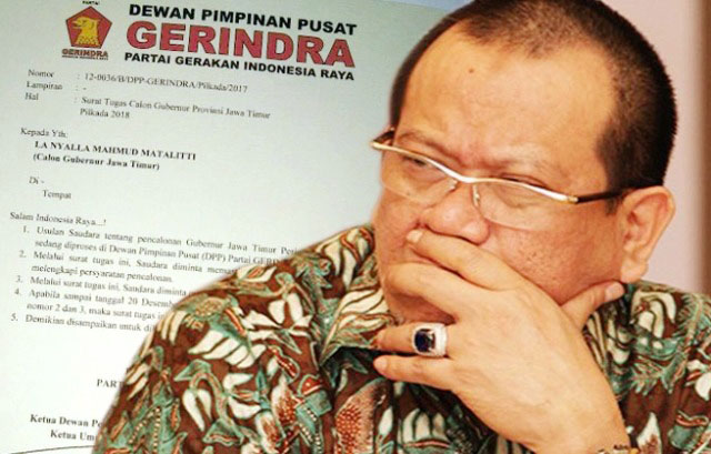 Kembalikan Mandat, La Nyalla Kirim Surat ke Prabowo