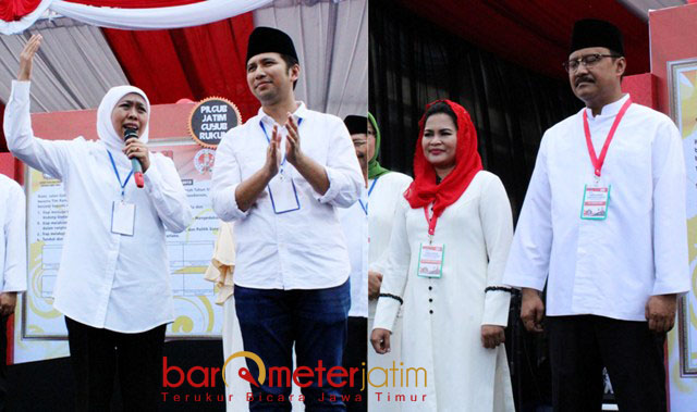 Khofifah-Emil Tepat Waktu, Gus Ipul-Puti Terlambat 1,5 Jam