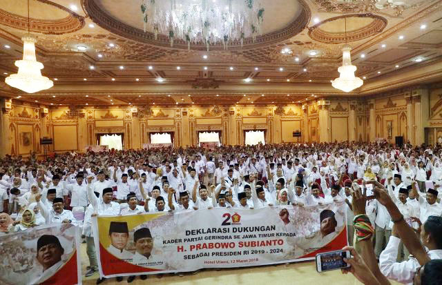 Gerindra Jatim Dorong Prabowo Kembali Bertarung di Pilpres