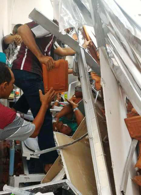 Gedung Ruang Saraf RSAL Ambruk, 4 Pasien Luka Robek
