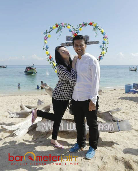 Emil-Arumi Didaulat Jadi Duta Wisata Gili Ketapang