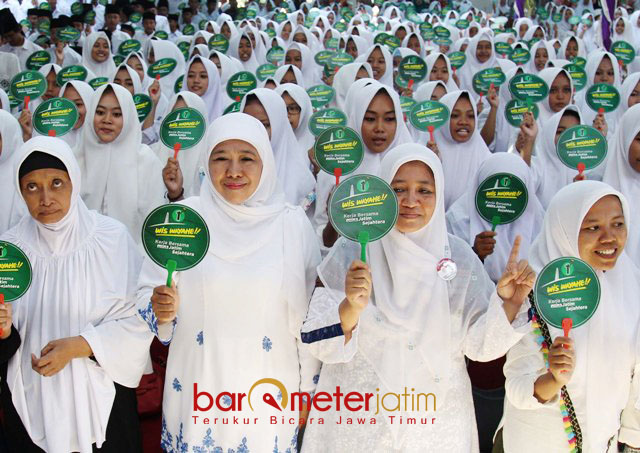 Kiai Bangkalan Infaq Jingle Wis Wayahe untuk Khofifah-Emil