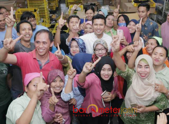3000 Buruh Sidoarjo dalam Satu Pilihan: Khofifah-Emil