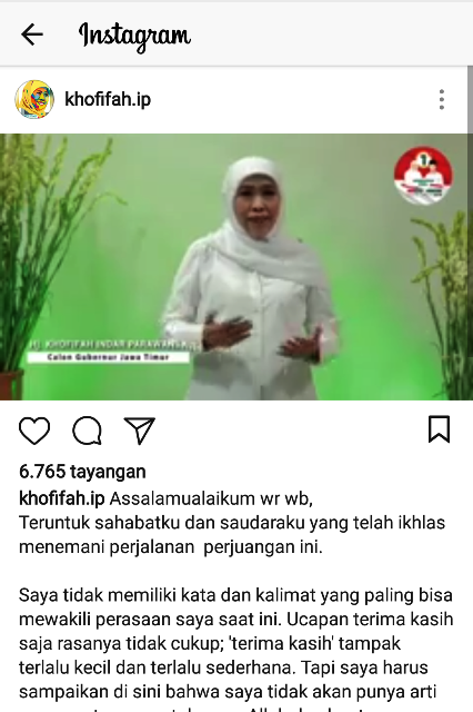 Isyarat Khofifah: Fajar 27 Juni Terbit Bawa Kesejahteraan!
