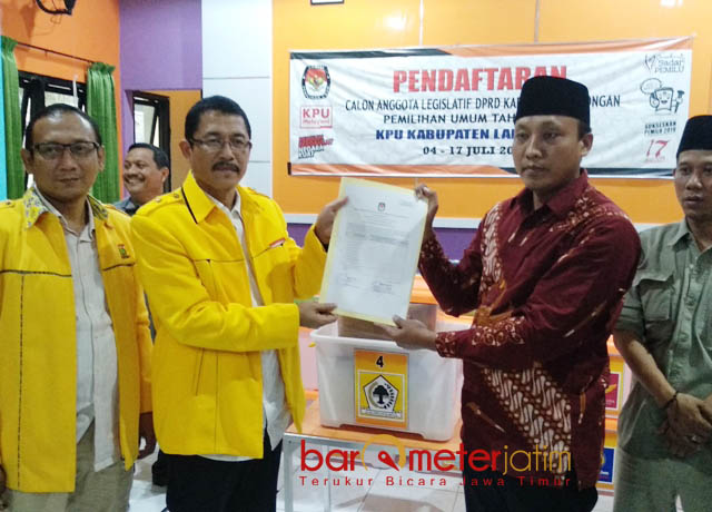 Golkar Parpol Pertama Daftarkan Bacaleg ke KPU Lamongan