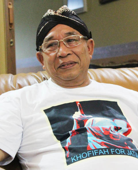 Haji Masnuh, Turun Gunung Bantu Khofifah karena Gus Dur!