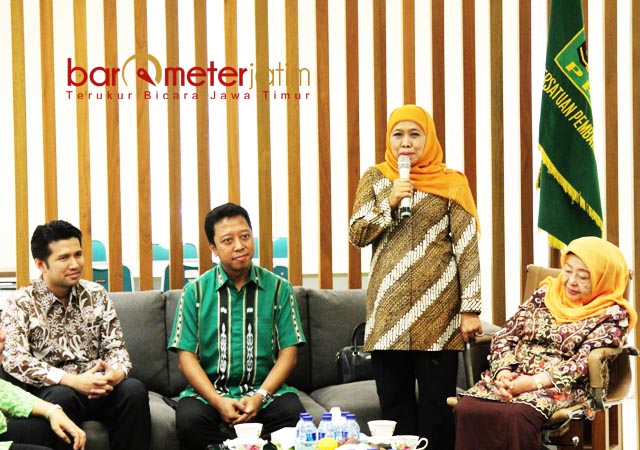 Khofifah Sambut Ajakan PPP Sukseskan Jokowi Dua Periode