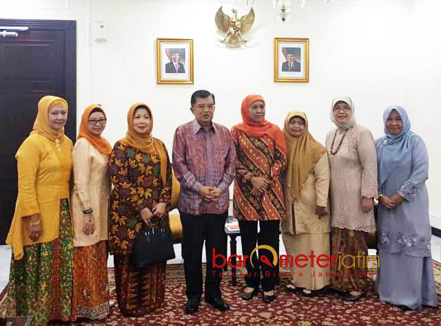 Temui Jusuf Kalla, Khofifah Bahas Kemiskinan di Jatim