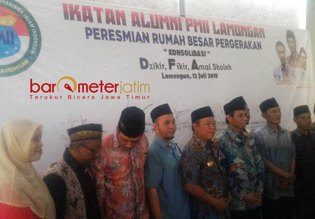Diresmikan Rumah Besar Pergerakan Ika PMII Lamongan