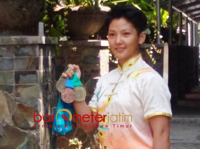 Mahasiwa Ubaya Raih 3 Medali Kejuaraan Wushu di China