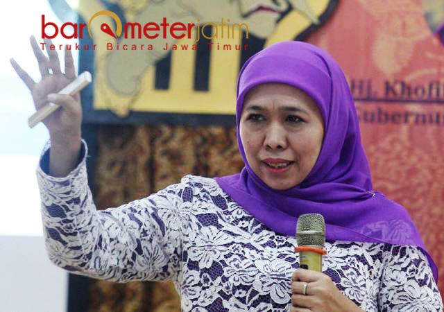 Anggaran SMA/SMK, Khofifah Tak Mau Dahului Pakde Karwo