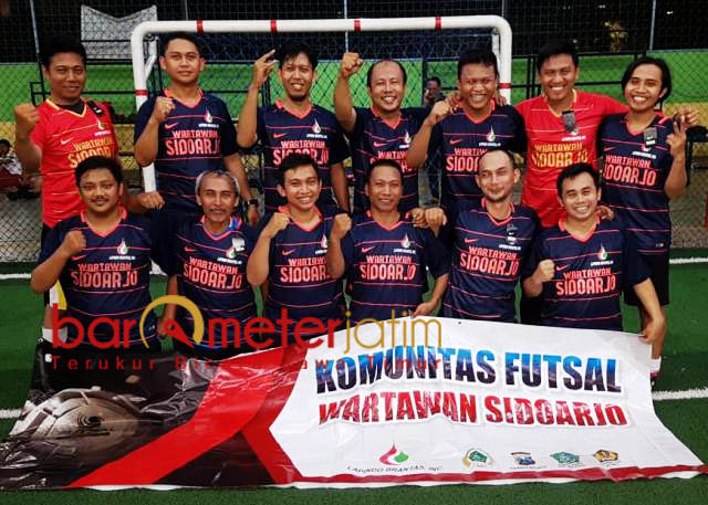 Pokja Wartawan Sidoarjo Target Juara di Turnamen Futsal 2018