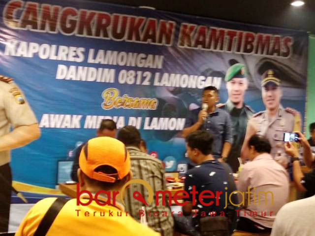 Kapolres dan Dandim Lamongan Ajak Wartawan Tangkal Hoax