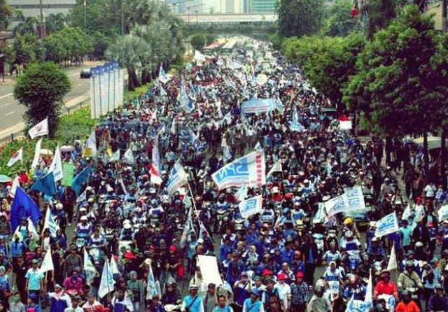 Sarbumusi: Rugikan Buruh, Batalkan PP Pengupahan