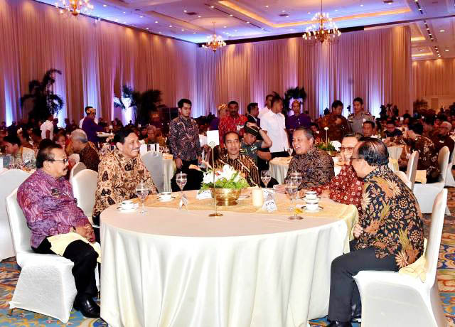 Pakde Karwo dan Presiden Jokowi di Forum Tahunan BI