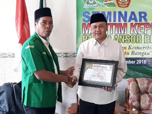 Gali Kemaritiman, Ansor Brondong Teladani Kiai Baqir Adelan