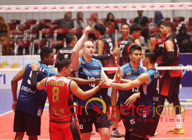 Laga Susah Payah, Palembang Bank Sumsel Menang 3-2