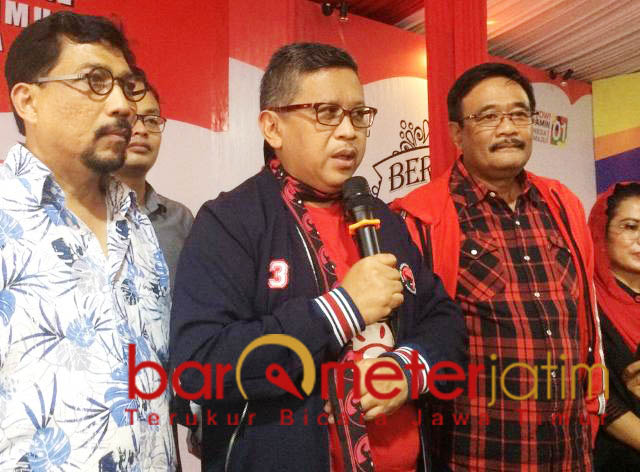 Hasto: Pakde Karwo ke Jokowi, Gus Ipul Kita Tahu Hatinya ke Mana