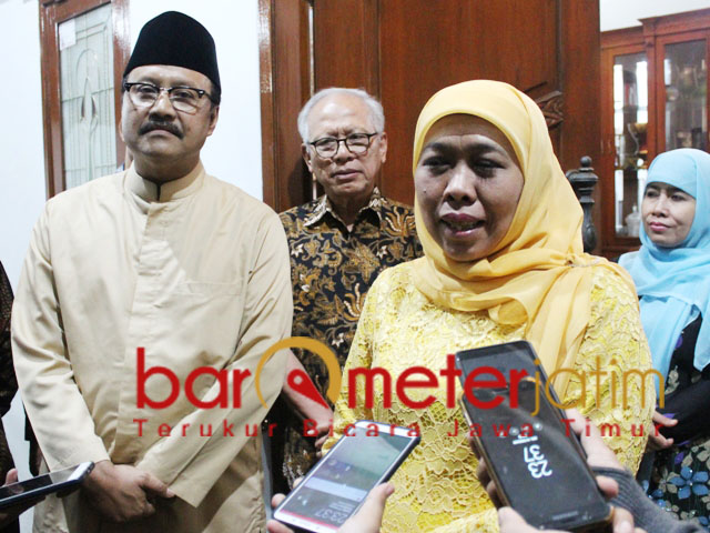 Rangkul Risma dan Gus Ipul, Bukti Khofifah Tak Baperan!