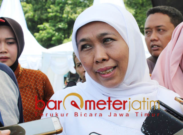 Khofifah Ogah Tanggapi Sapaan Cak Jancuk untuk Jokowi