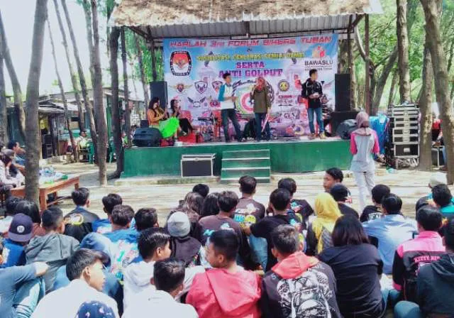 Jaga Demokrasi Bikers Tuban Deklarasi Pemilu Damai