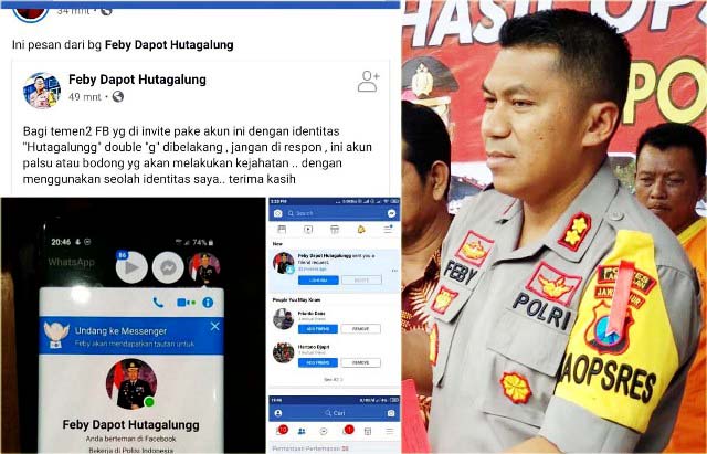 Akun FB Kapolres Lamongan Dipalsu, Pelaku Diburu!
