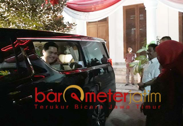 Malam-malam Erick Thohir Temui Khofifah, Apa yang Dibahas