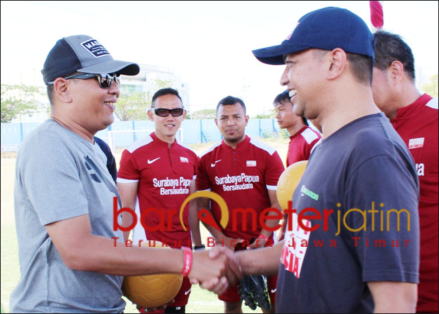 Anggota DPRD-Kasatpol PP Dukung Football for Peace